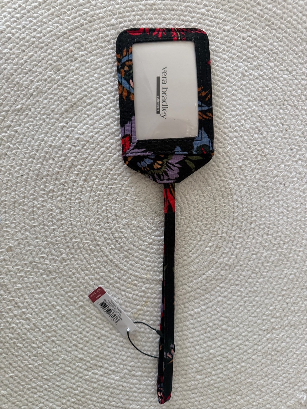 NWT Vera Bradley Venetian Paisley Essential Luggage ID Tag with Strap | Floral